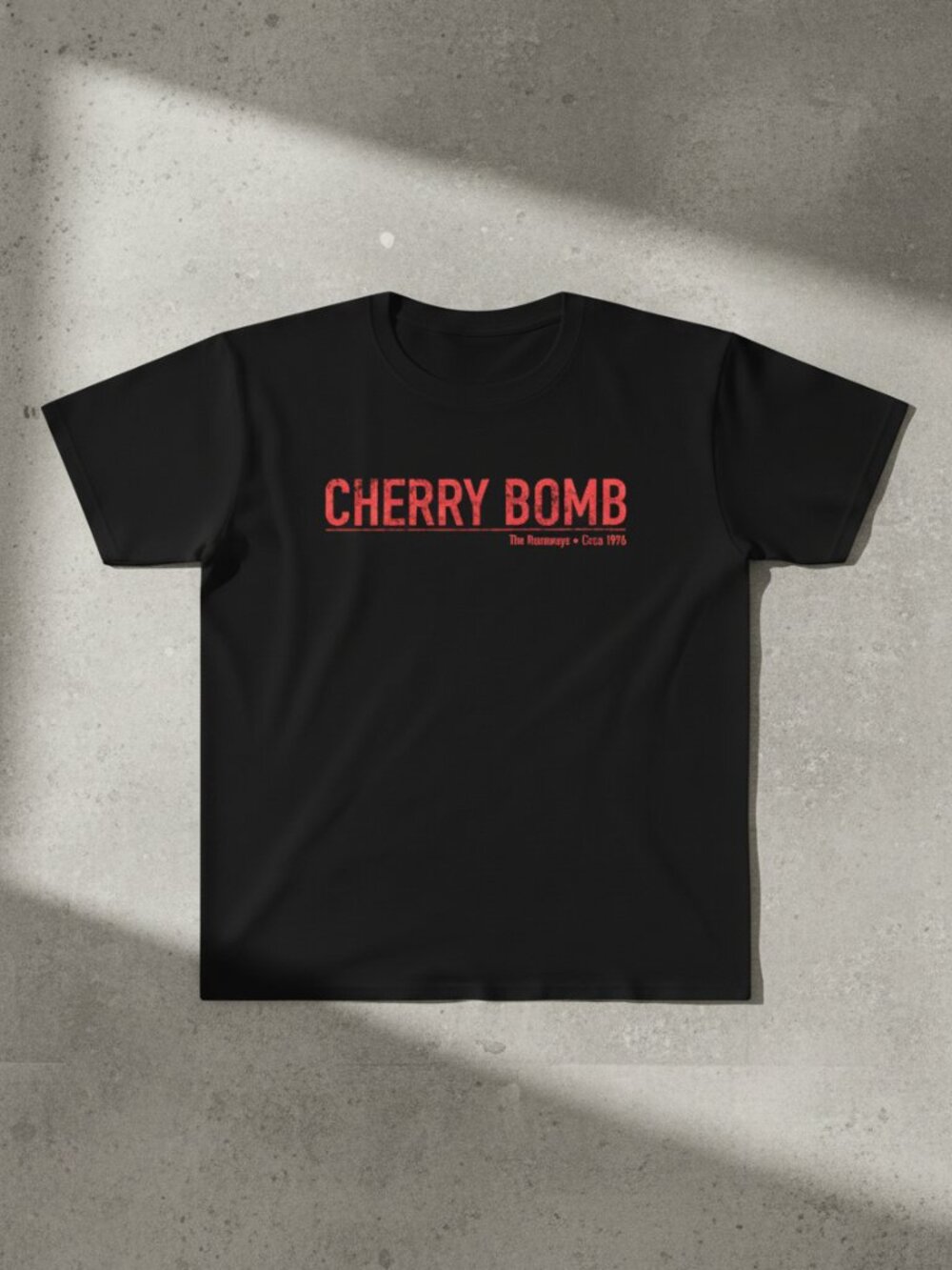 Cherry Bomb Vintage Rock Band Tee | Retro Punk Music Graphic T-Shirt |